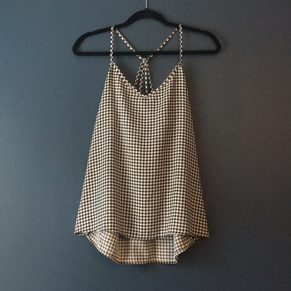 Abercrombie & Fitch Tops - ⭐️ Gingham Strappy Back Cami